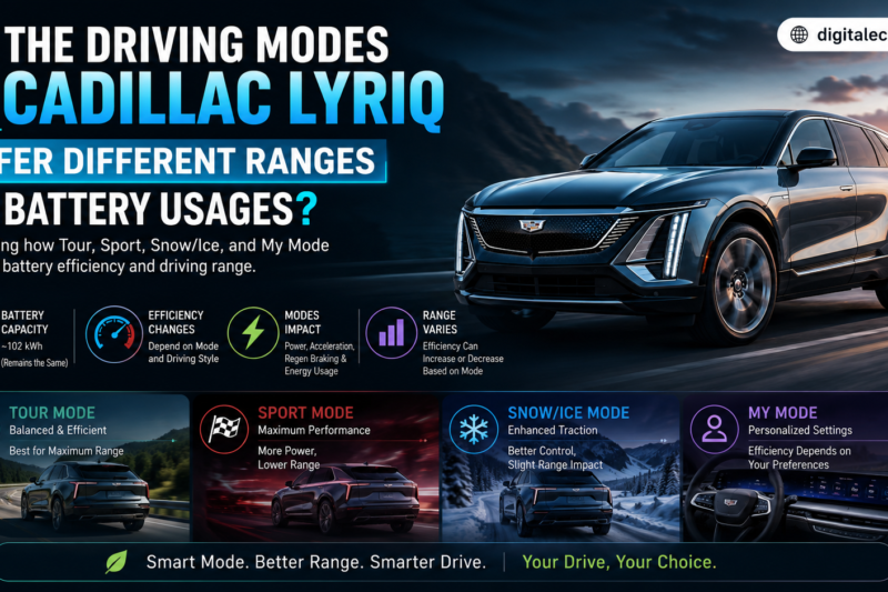 Do Cadillac LYRIQ Driving Modes Really Affect Battery Performance?